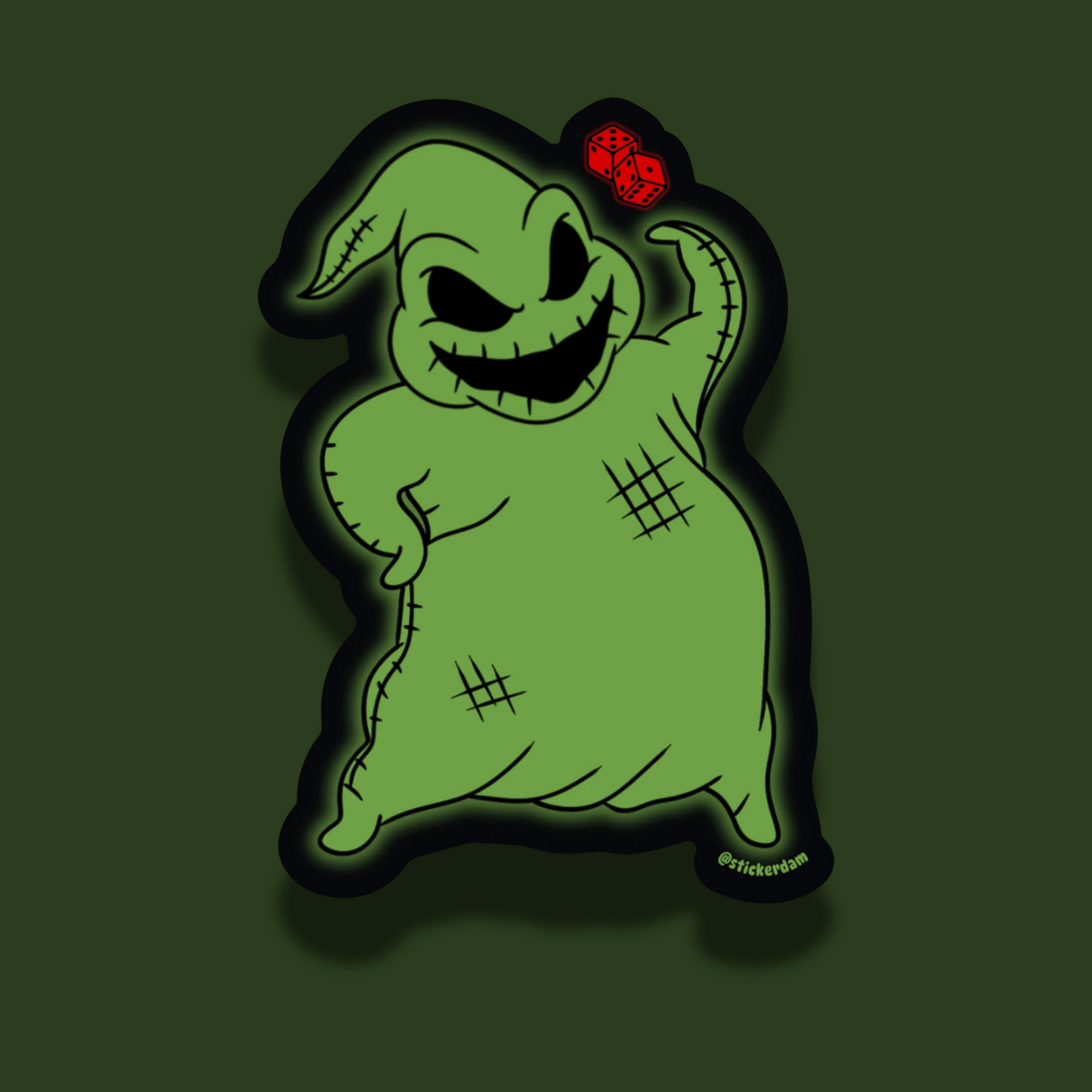 Oogie Boogie | Vinyl Sticker