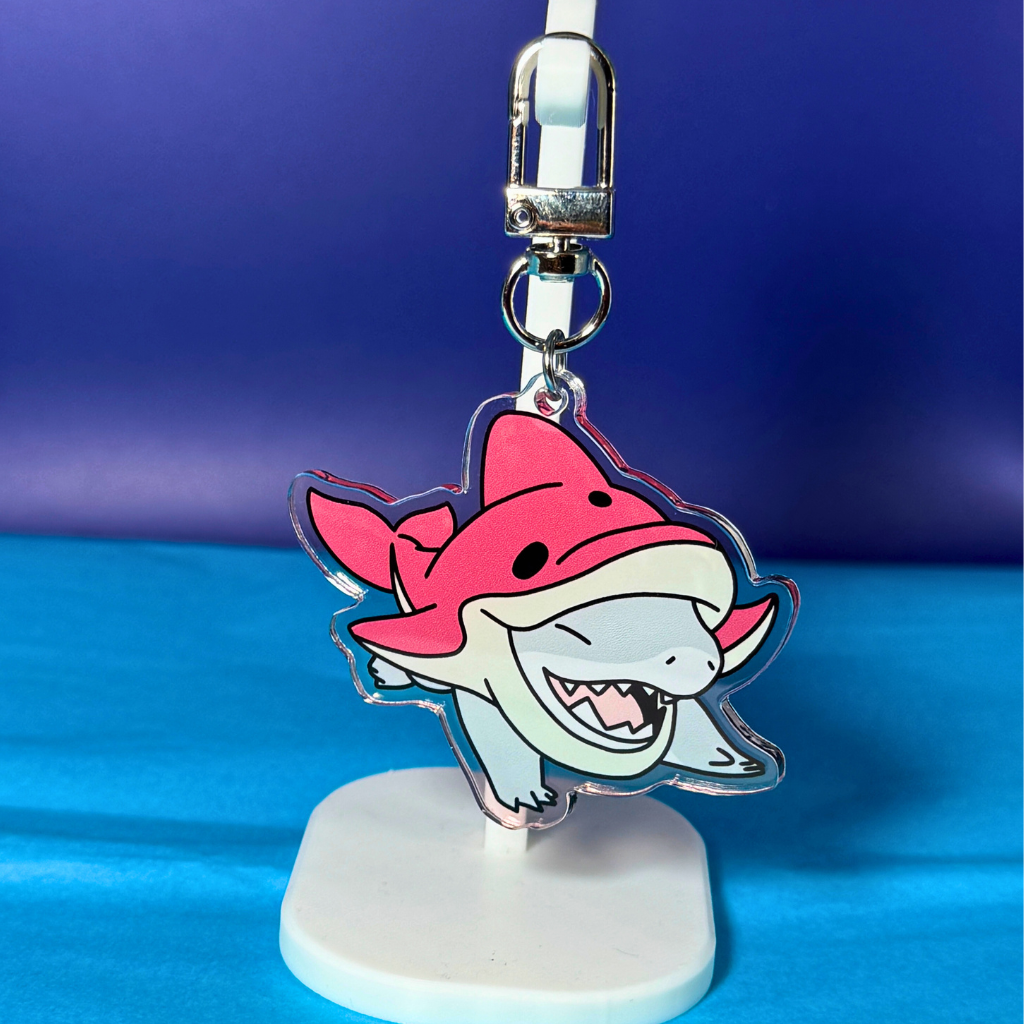 Pink Dolphin Jeff | Acrylic Keychain