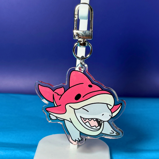 Pink Dolphin Jeff | Acrylic Keychain