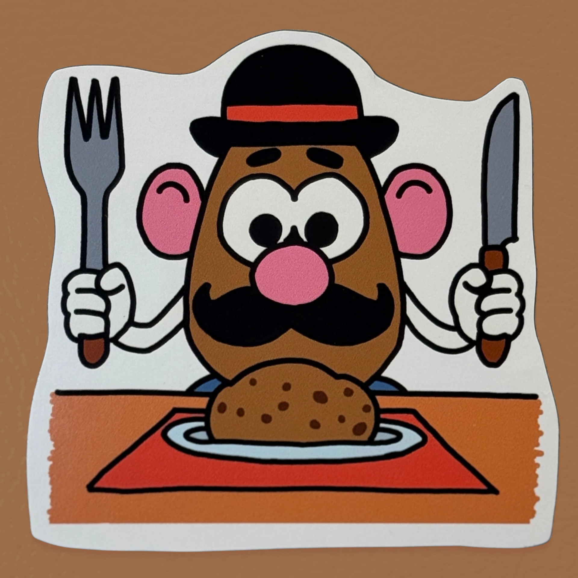 Potato Head Cannibal | Vinyl Fridge Magnet