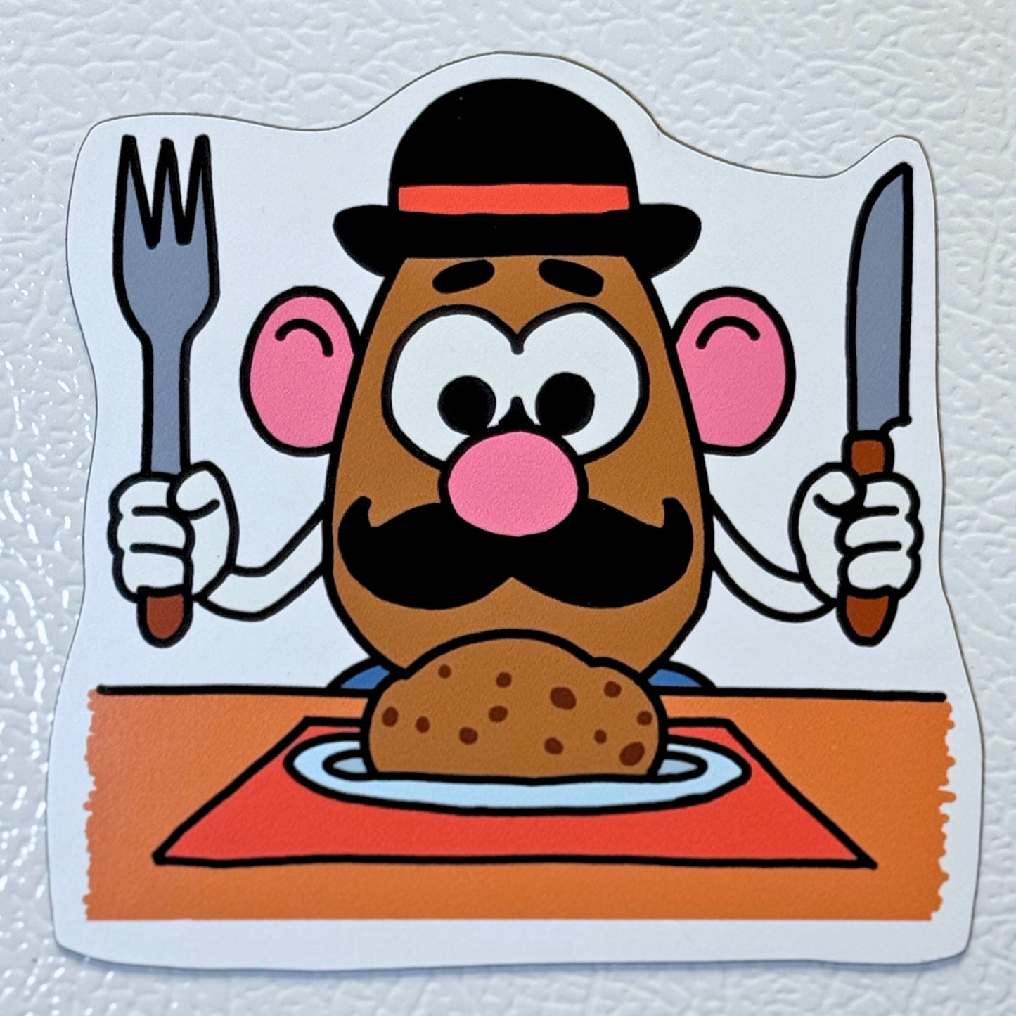 Potato Head Cannibal | Vinyl Fridge Magnet