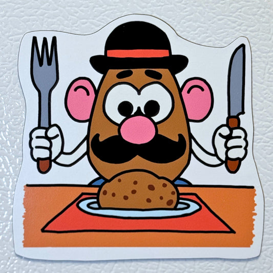 Potato Head Cannibal | Vinyl Fridge Magnet