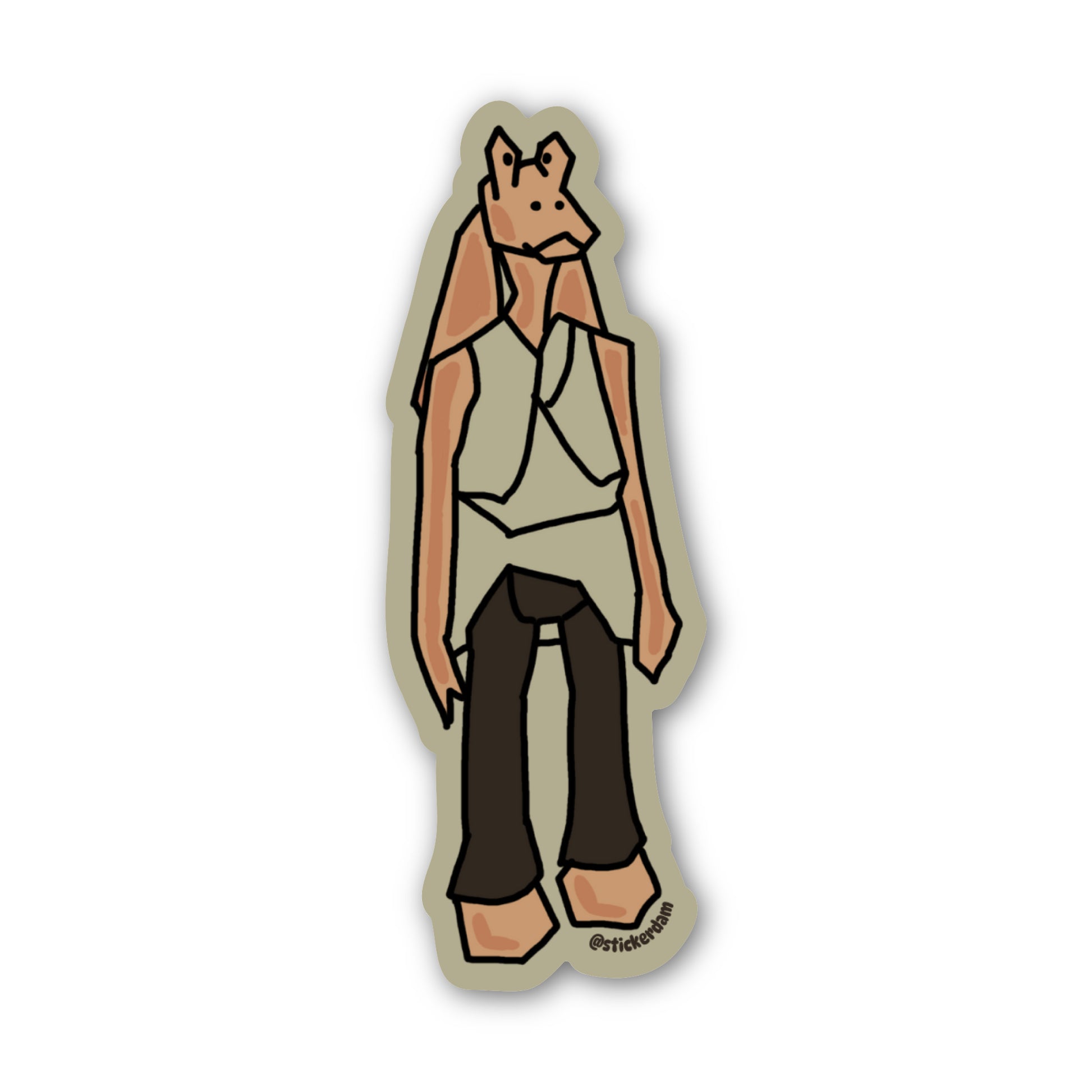 Jar Jar Binks Sticker