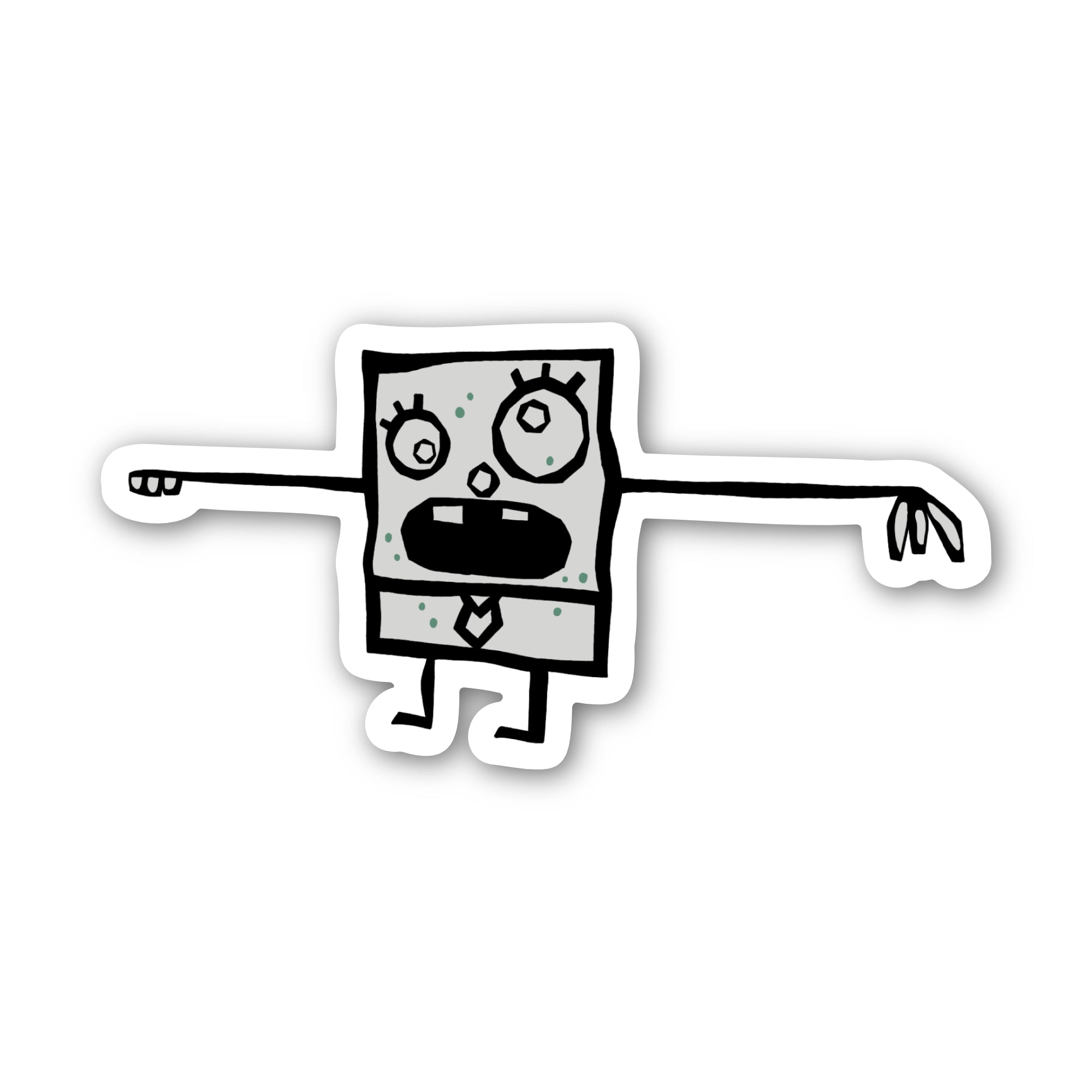 DoodleBob (T-Pose) Sticker