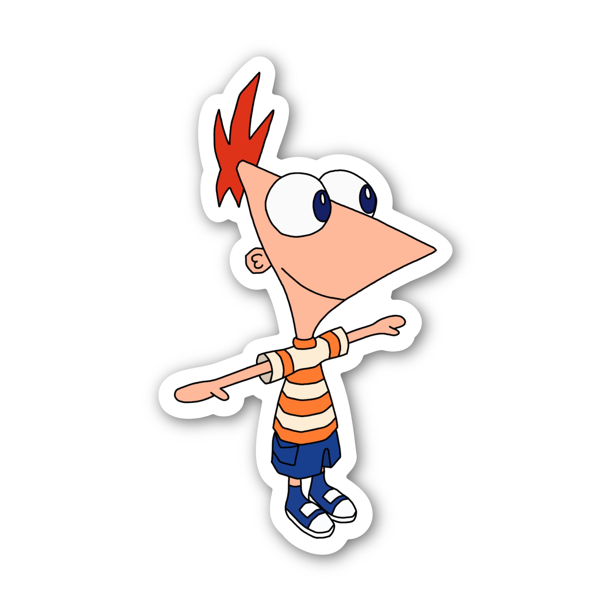 Phineas and Ferb T-Posing Sticker Pack