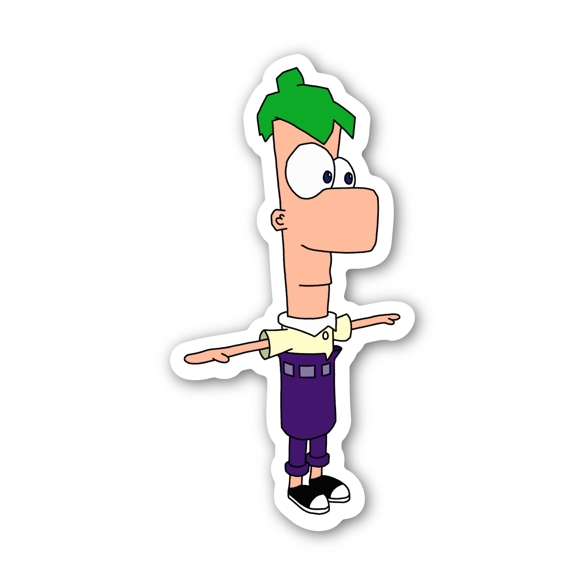 Phineas and Ferb T-Posing Sticker Pack