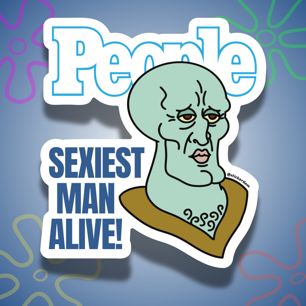 Sexiest Squid Vinyl Sticker