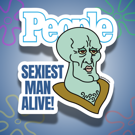 Sexiest Squid Vinyl Sticker