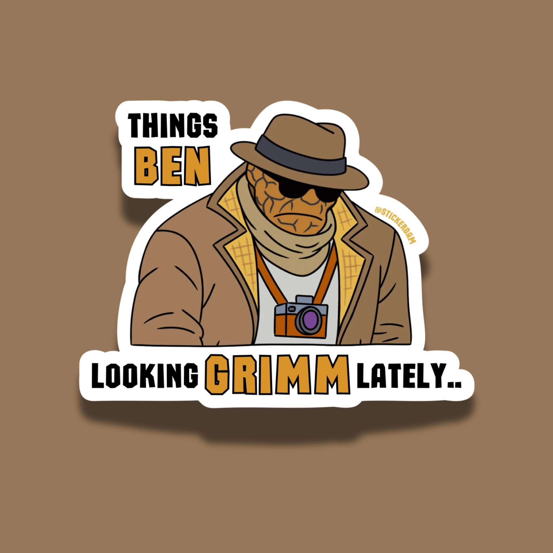 Things Ben Looking Grimm Lately.. | Vinyl Sticker