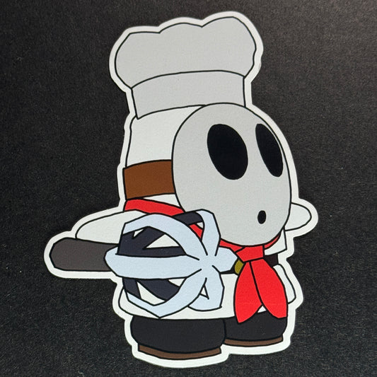 Chef Shy Guy - Vinyl Fridge Magnet