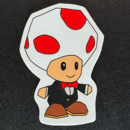 Fancy Toad - Matte Vinyl Sticker