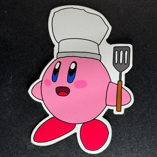 Chef Kirby - Vinyl Fridge Magnet