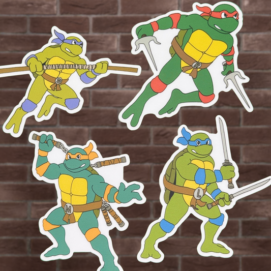 Ninja Turtles - Matte Vinyl Stickers