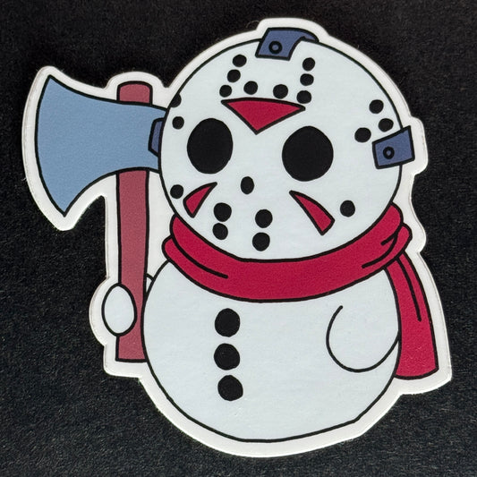 Snowman Jason - Matte Vinyl Sticker