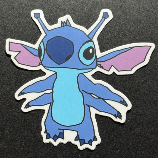 Stitch (T-Pose) - Matte Vinyl Sticker